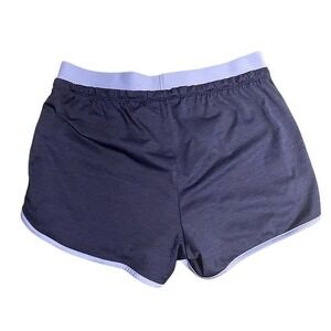 TekGear Athletic Running Shorts with Drawstring - Navy Blue with Light Blue Trim